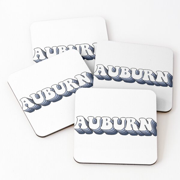Item preview, Auburn Retro Text Blue designed and sold by emilyawell.