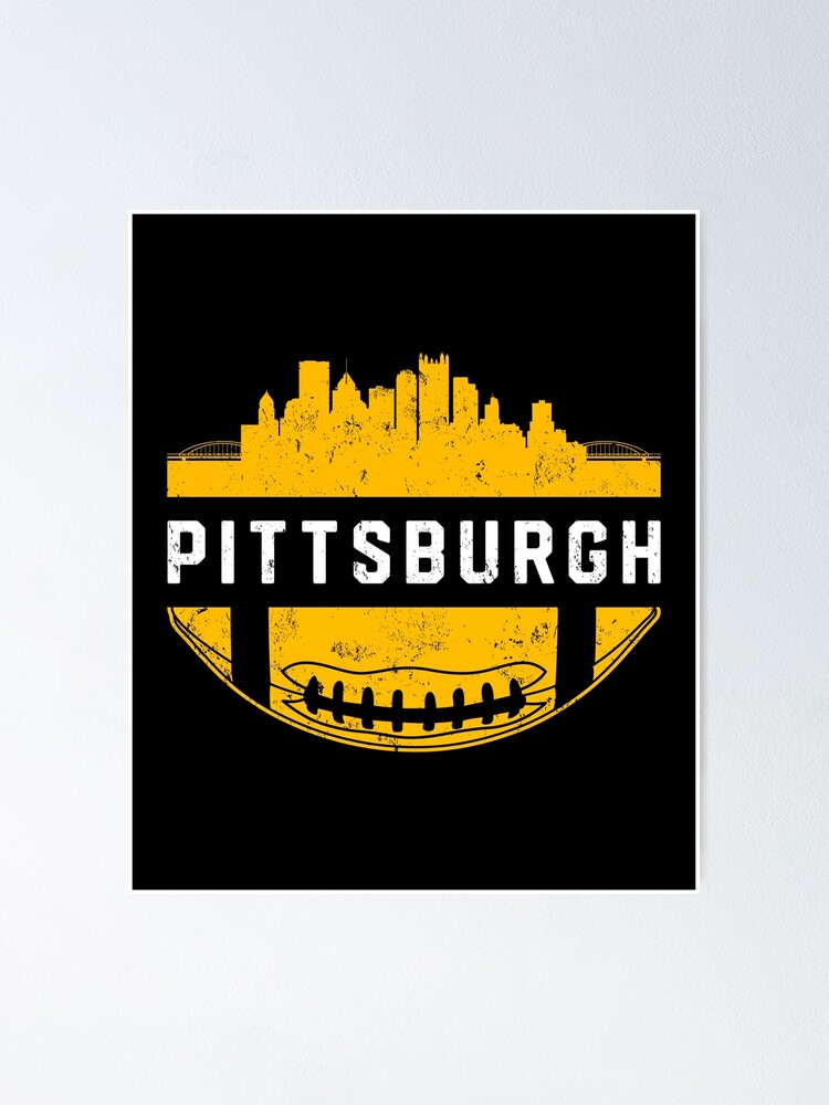 Vintage Pittsburgh Retro Steelers Football Team Pennsylvania Skyline Sport  Lover Gift For Fan Graphic T-Shirt Dress for Sale by BransonArt