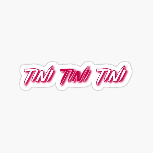 tini tini tini (1) rouge Sticker