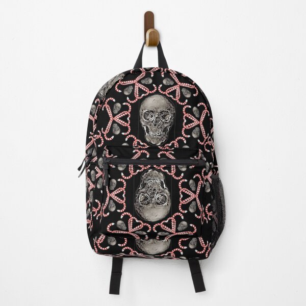 Item preview, Skulls and candy canes gothic Christmas design designed and sold by AllLeftSides42.