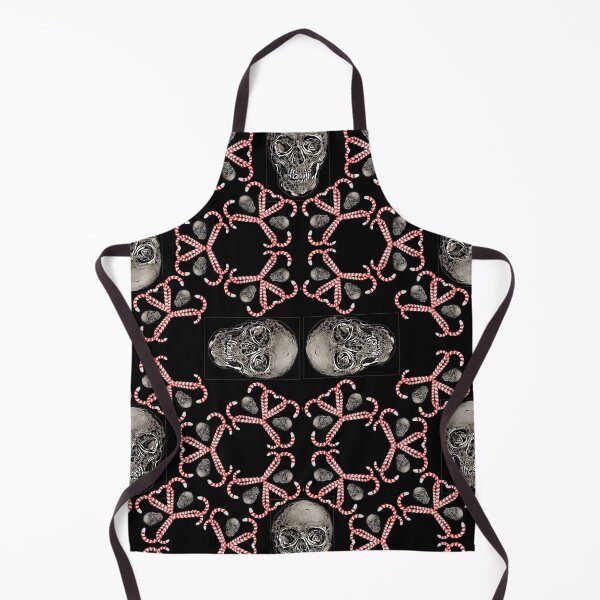 Item preview, Skulls and candy canes gothic Christmas design designed and sold by AllLeftSides42.