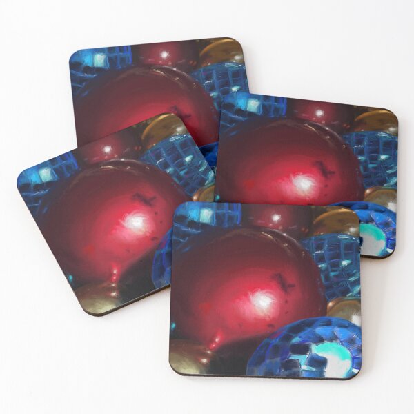 Item preview, Red, Gold and Blue Ornaments  designed and sold by morganashleigh.