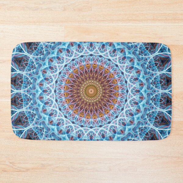 Item preview, Light blue and brown mandala designed and sold by JBlaminsky.