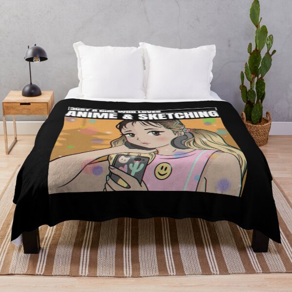 Item preview, Just A Girl Who Loves Anime And Sketching designed and sold by jacks-tees.