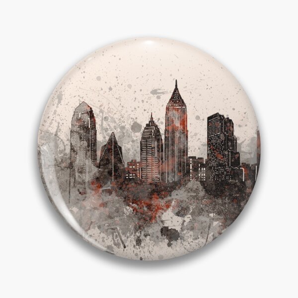 Item preview, atlanta skyline designed and sold by BekimART2.