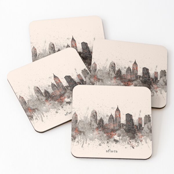 Item preview, atlanta skyline designed and sold by BekimART2.