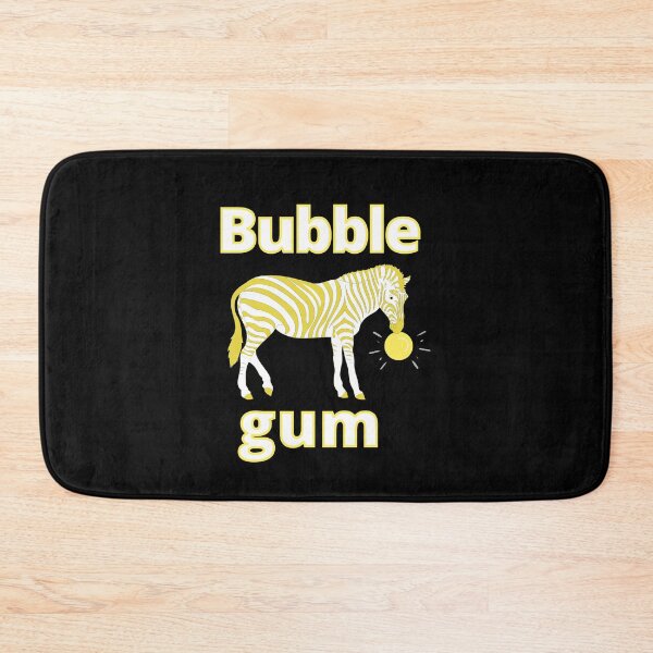 Item preview, Zebra bubble gum, blowing a yellow bubble designed and sold by VondasCreations.