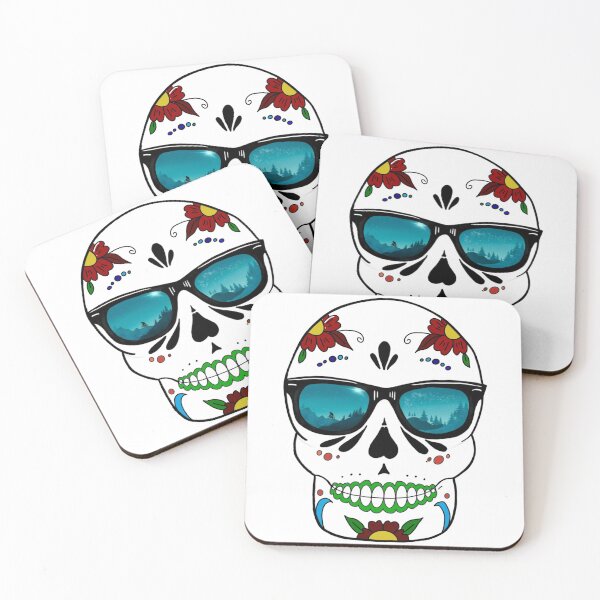 Artikelvorschau, Bikepacking Skull with Sunglasses entworfen und verkauft von Simplebp.