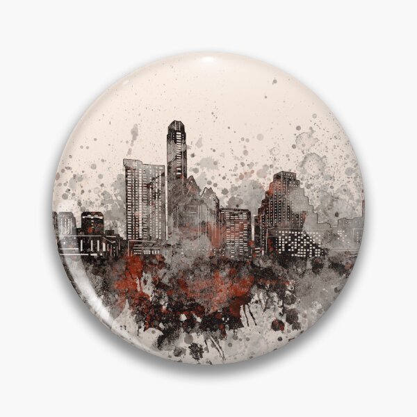 Item preview, austin skyline designed and sold by BekimART2.