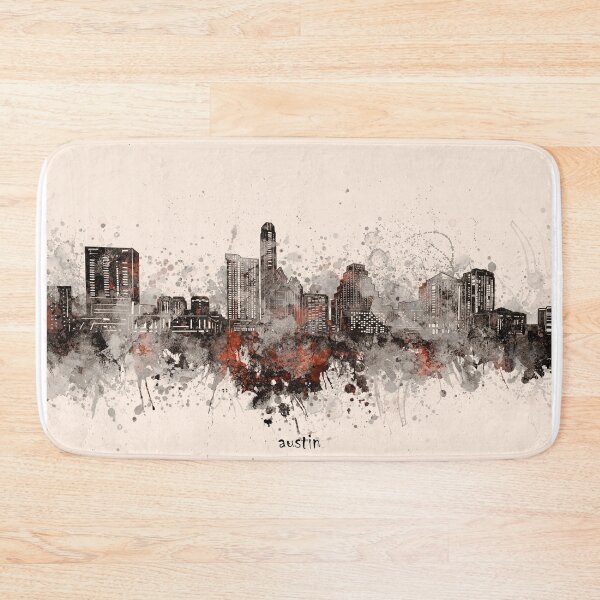 Item preview, austin skyline designed and sold by BekimART2.