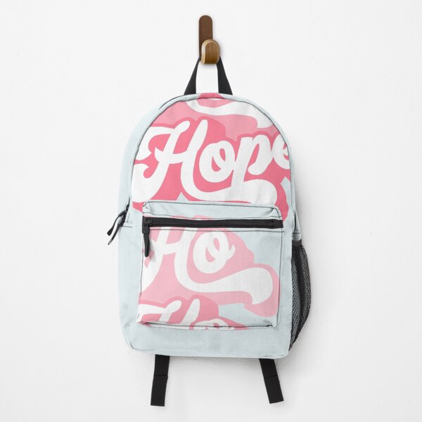 Item preview, Ho Ho Hope - Pastel pink on blue #typography #retro #positivity designed and sold by Dominiquevari.