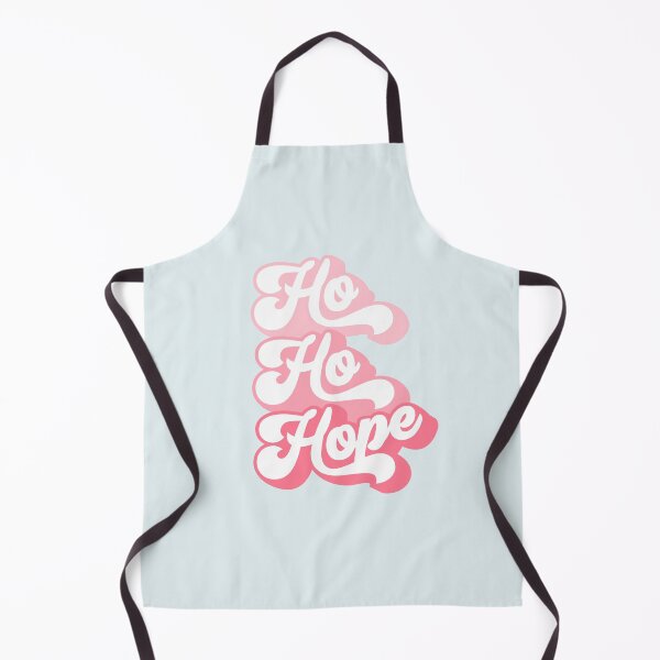 Item preview, Ho Ho Hope - Pastel pink on blue  #typography #retro #positivity designed and sold by Dominiquevari.