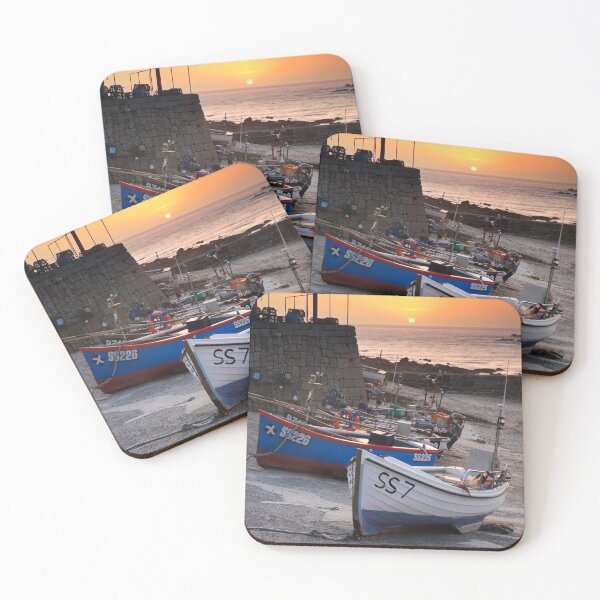 Item preview, Boats at Sunset (Sennen Cove) designed and sold by bitm2007.
