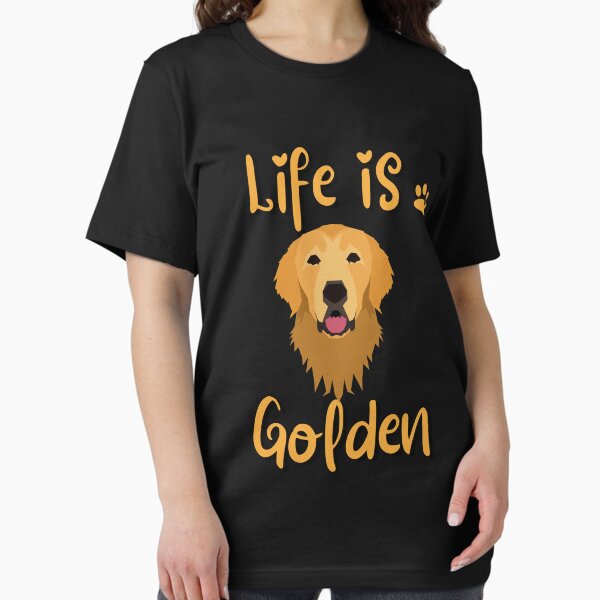 Artikel-Vorschau von GOLDEN RETRIEVER Zitat Lustiges RETRIEVER-Sprichwort, das Leben ist golden, designt und verkauft von OneTimeEngineer.