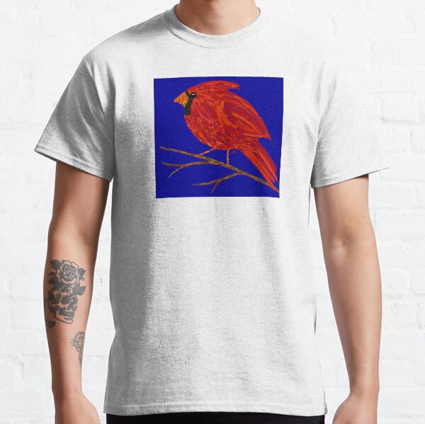 Cheerful Cardinal print Classic T-Shirt