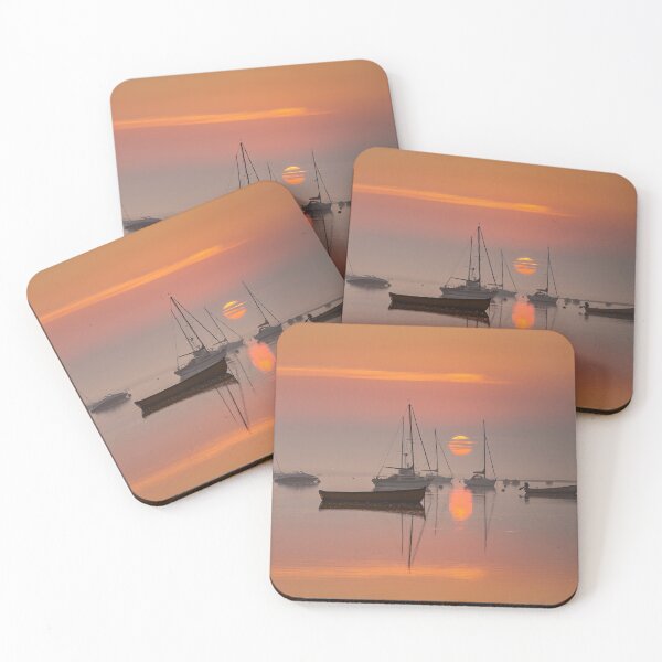 Item preview, Misty sunrise at Brancaster Staithe  designed and sold by dp-images.