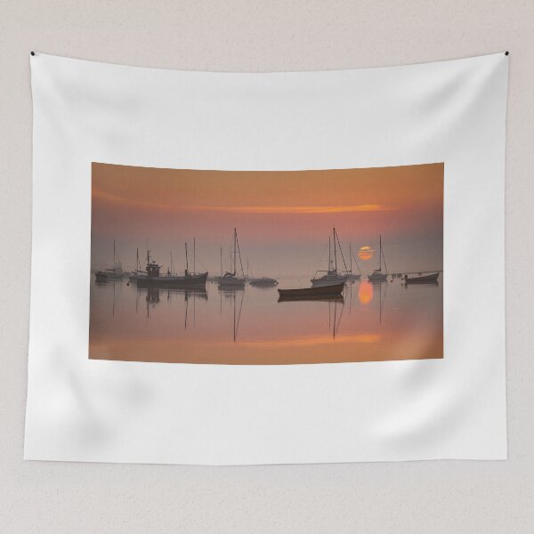 Item preview, Misty sunrise at Brancaster Staithe  designed and sold by dp-images.
