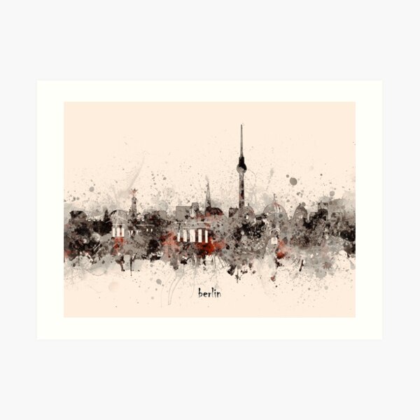 berlin skyline Art Print