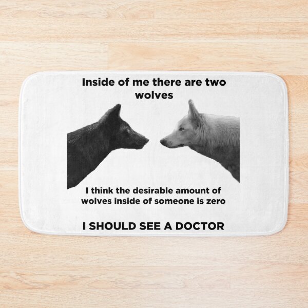 Item preview, Inside of you there are two wolves designed and sold by UncleApo.