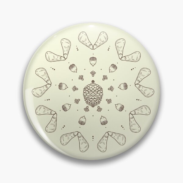 Item preview, Pinecone Seedling Mandala designed and sold by maeeflows.