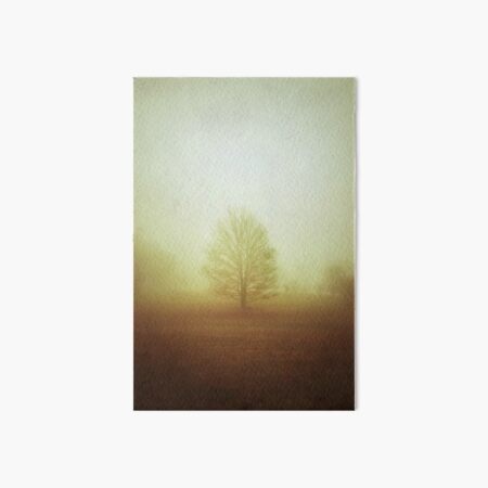 autumn fog Art Board Print