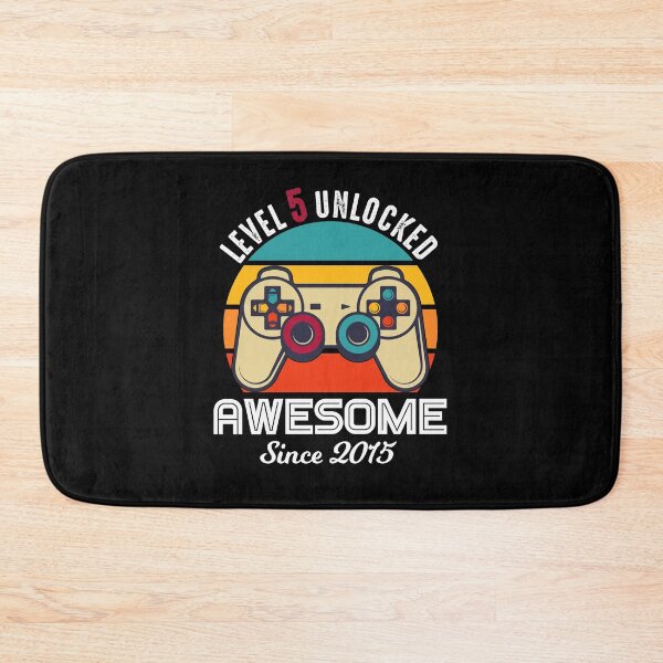 Item preview, Level 5 Unlocked Birthday Awesome Since 2015 designed and sold by RandomStuffShop.