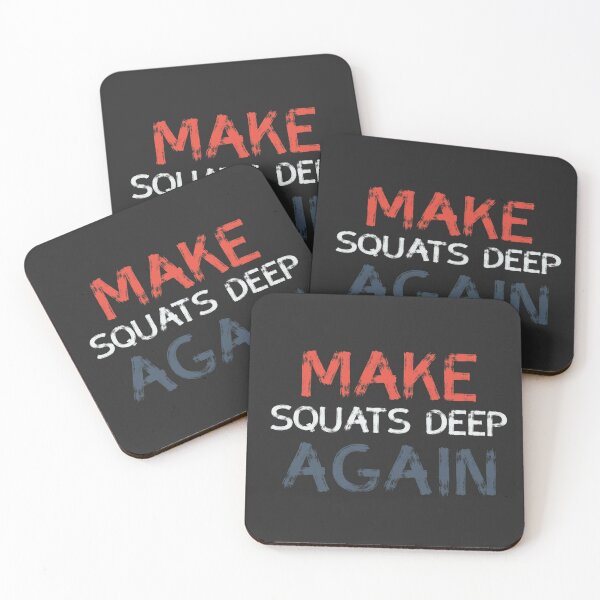Item preview, Make Squats Deep Again funny Gifts ideas for gym club  designed and sold by AYACHI90.