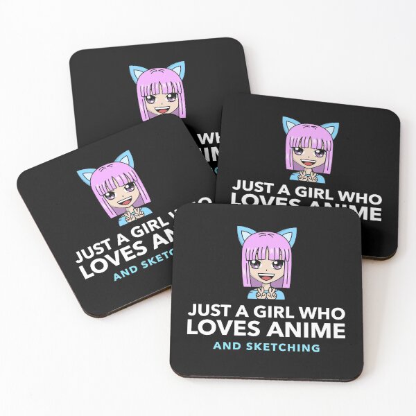 Item preview, Just A Girl Who Loves Anime And Sketching designed and sold by jacks-tees.