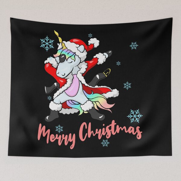 Item preview, Fun Merry Christmas Santa Unicorn designed and sold by Andrew Gaia.