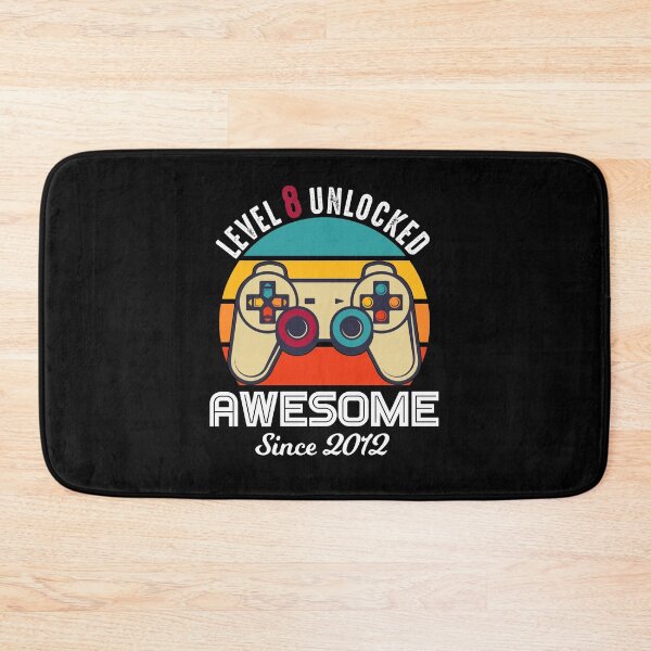 Item preview, Level 8 Unlocked Birthday Awesome Since 2012 designed and sold by RandomStuffShop.
