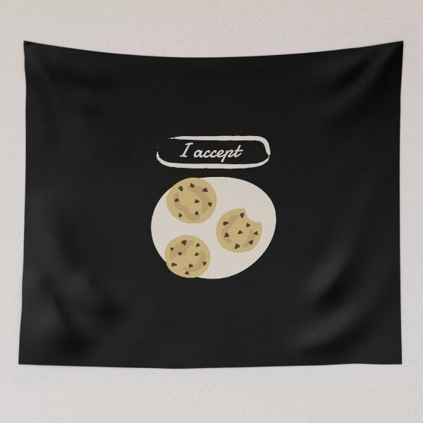 Item preview, I accept cookies designed and sold by GraphicTeesSuck.