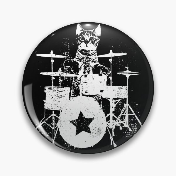 Item preview, Rockstar Kitty beats Drums in black designed and sold by blueveins.