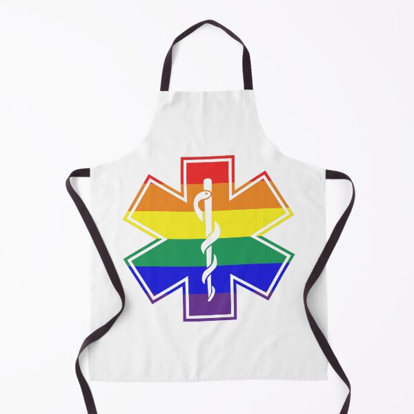 Item preview, Rainbow Flag Star Of Life EMT Paramedic designed and sold by qlobba.