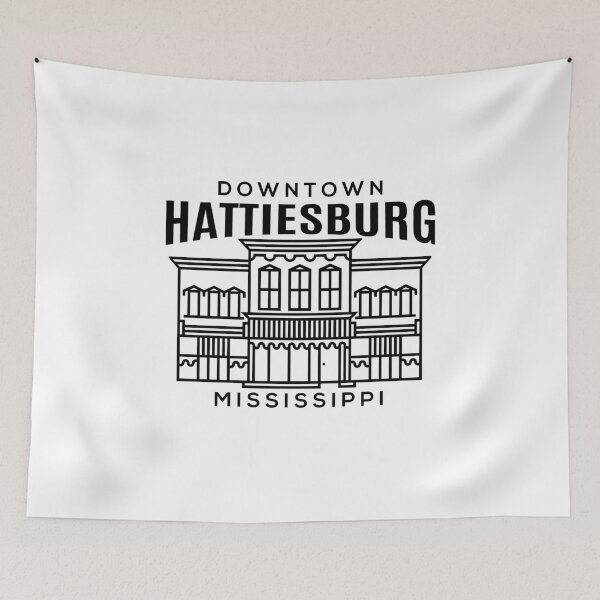 Item preview, Downtown Hattiesburg MS designed and sold by HalpinDesign.