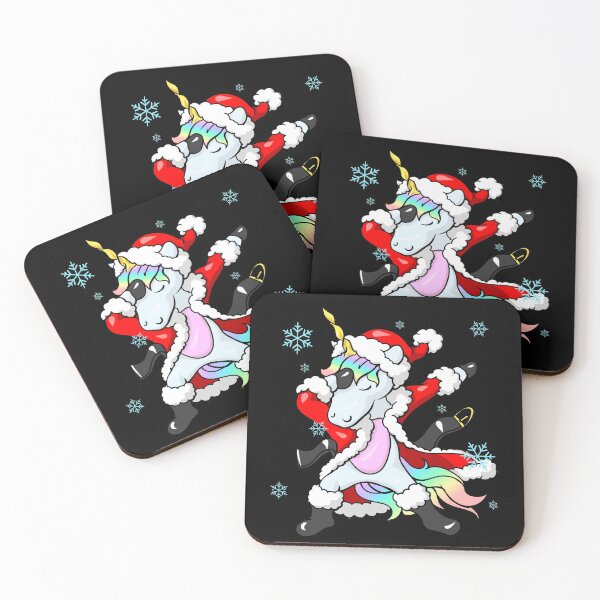 Item preview, Santa Unicorn Christmas Dab designed and sold by Andrew Gaia.