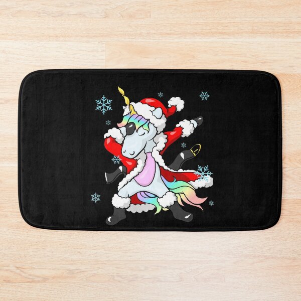 Item preview, Santa Unicorn Christmas Dab designed and sold by Andrew Gaia.