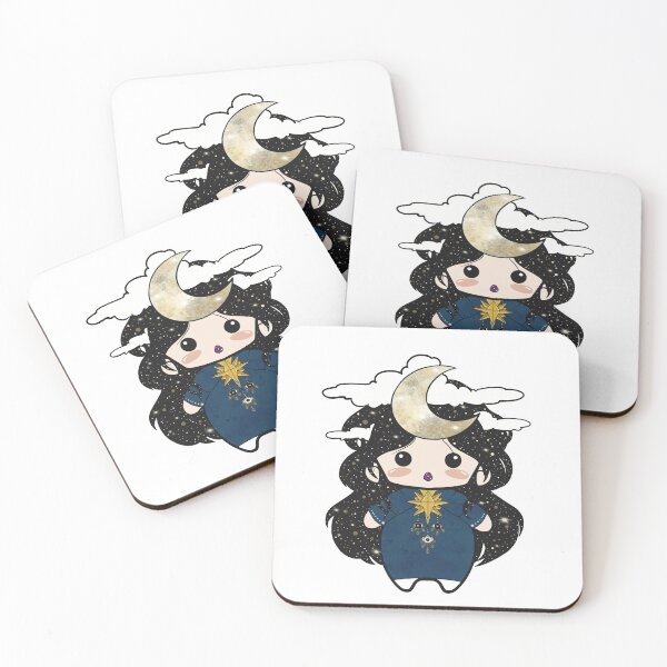Item preview, Chibi The moon -Tarot card- designed and sold by CinziArt.