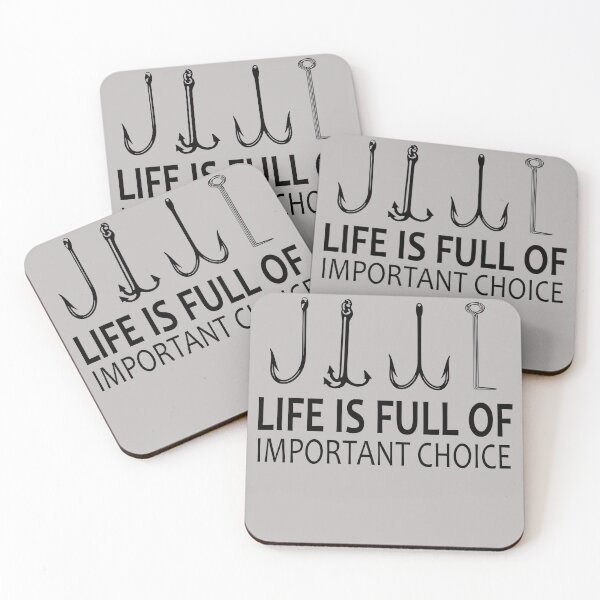 Item preview, Life Is Full Of Important Choices Fishing Fisherman Gift T-Shirt designed and sold by FunnyDSN.