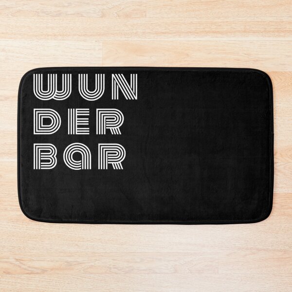 Item preview, Wunderbar Wonderful German Deutsch designed and sold by Hoiho Adventure Shirts.