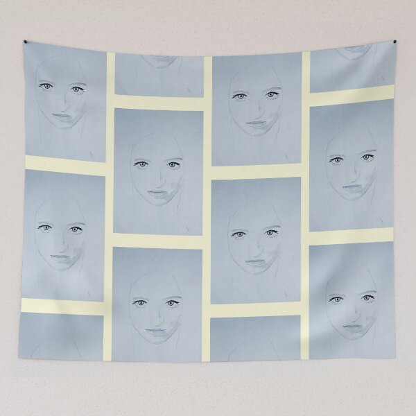 Item preview, Portrait of a Lady - Azure designed and sold by greatnorris.