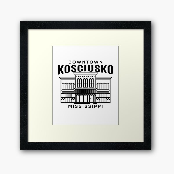 Item preview, Downtown Kosciusko MS designed and sold by HalpinDesign.