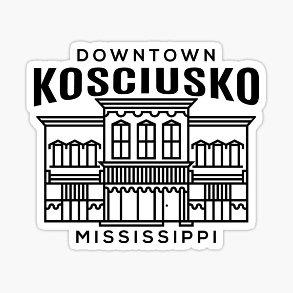 Item preview, Downtown Kosciusko MS designed and sold by HalpinDesign.