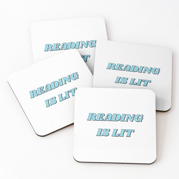 Item preview, READING IS LIT blue designed and sold by Inspirationmotivation.