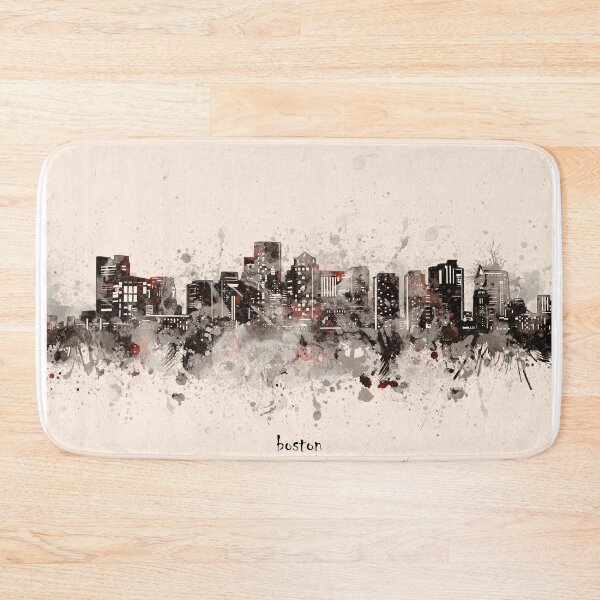 Item preview, boston skyline designed and sold by BekimART2.