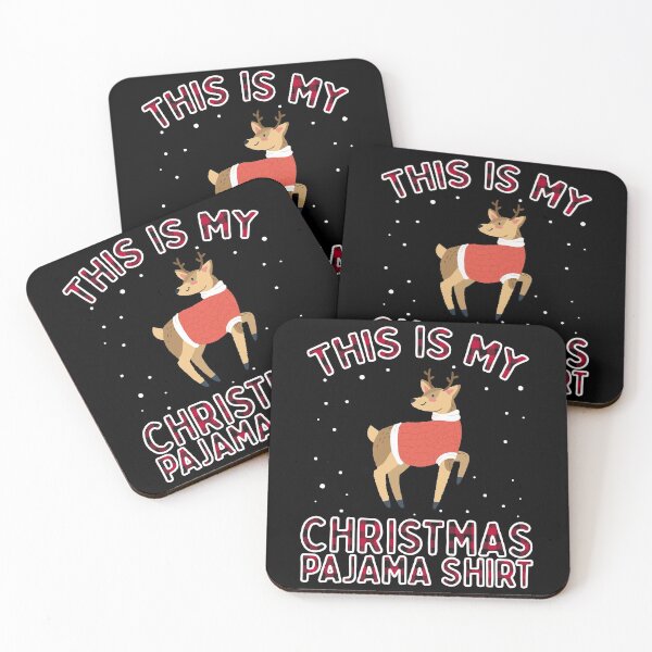Item preview, Funny Cute Christmas Deer Pajamas For Kids - Santa Hat Xmas designed and sold by VDKMerch.
