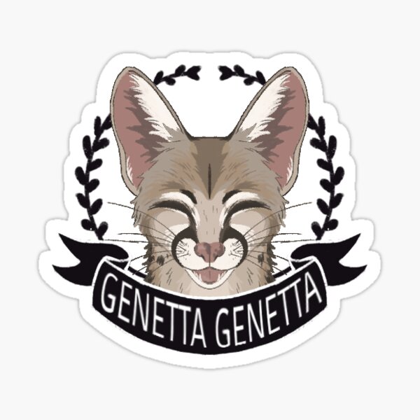 Genetta Genetta Sticker