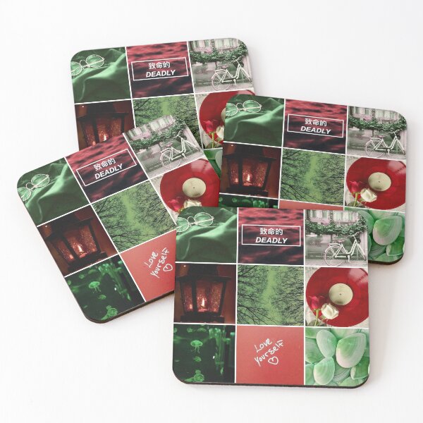 Item preview, Red and Green Moodboard designed and sold by feardeargcrafts.