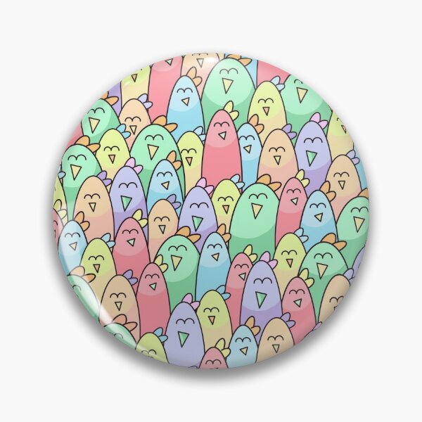 Item preview, funny multi-colored birds. pattern with birds designed and sold by unicat5.