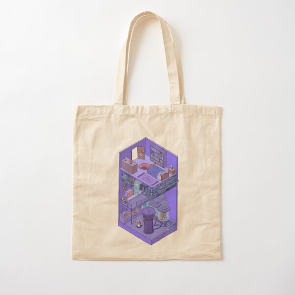 Dexter's Laboratory Isometric Design Cotton Tote Bag