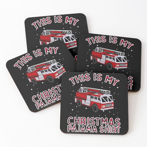 Item preview, Firefighter Christmas Pajama - Fire Truck Funny Fireman Gift designed and sold by VDKMerch.